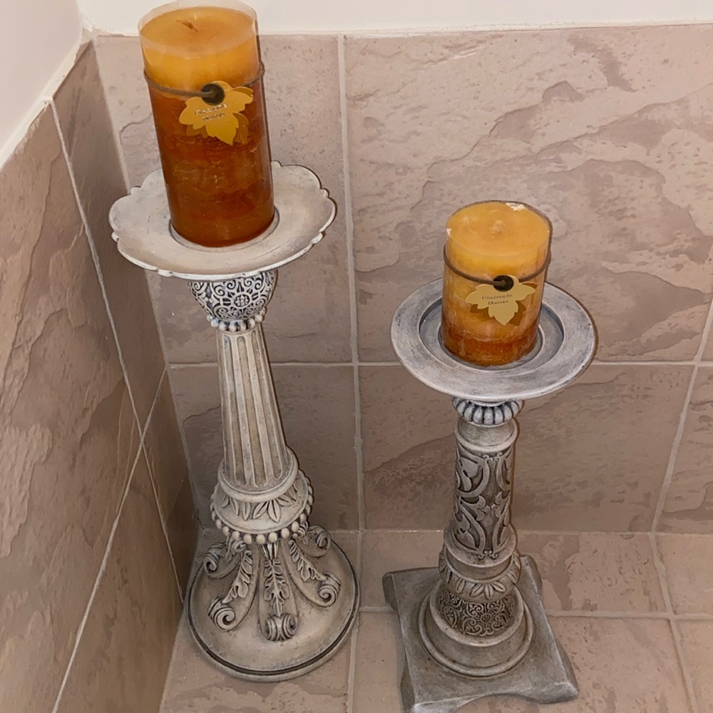 Candle holder 20cm and 16cm